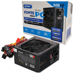 Fonte ATX 500W KP-522 - PRETO