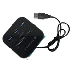 HUB USB 2.0 Leitor de Cartão 480Mbps MST-008 Tomate 