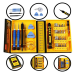 Jogo Chaves Preciso 38 Peças Estojo Emborrachado Yaxun Yx6028b 