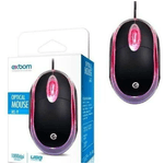 Mouse Optico com Fio USB Exbom MS-9 - 1000DPI