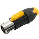 Plug Speakon Macho 4 Vias Profissional Com Trava PT/AM