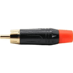 PLUG RCA MACHO BLACK SERIES PROFISSIONAL EM METAL MXT