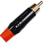 PLUG RCA MACHO BLACK SERIES PROFISSIONAL EM METAL MXT
