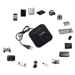 HUB USB 2.0 Leitor de Cartão 480Mbps MST-008 Tomate 