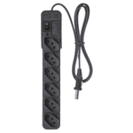 Filtro de Linha 6 Tomadas 1M Preto