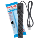 Filtro de Linha 6 Tomadas 1M Preto