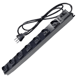 Filtro de Linha 7 Tomadas Metal 1,5M Preto