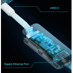 Adaptador USB Rede RJ45 Gigabit TP-LINK UE300 