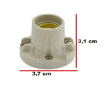 PORTA LAMPADA E-14 PORCELANA