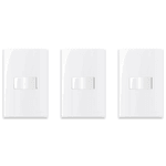 KIT 3 CONJUNTOS SLEEK DE 1 INTERRUPTOR SIMPLES