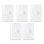 KIT 5 CONJUNTOS SLEEK DE 1 INTERRUPTOR SIMPLES