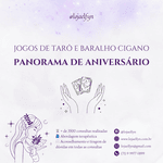 Consulta Baralho Cigano e Tarô - Panorama de Aniversário