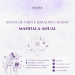 Consulta Mandala Astrológica Cigana - Anual - Baralho Cigano e Tarô
