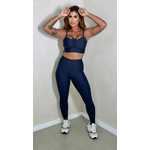 Conjunto Calça Top Laço Preto