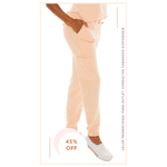  Calça Jogger de Gabardine – Salmão