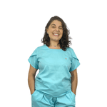 Scrub Cirúrgico Feminino Trendy - Verde Água (blusa avulsa)
