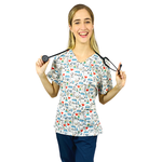 Scrub Tradicional Feminino - Medical Nursing 3 (Blusa Avulsa)