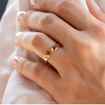 Alianças de casamento e noivado em ouro 18k 750 Côncova 4.5 mm
