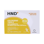 Suplemento Alimentar Colágeno Tipo II HND 60 Cápsulas
