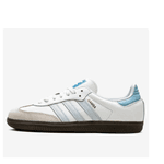 Tênis Samba Branco com Azul