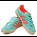 Tenis Gazelle Verde menta com laranja