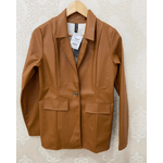 Blazer Couro eco Caramelo