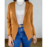 Blazer Alfaiataria Caramelo