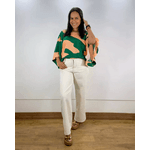 Blusa Nayara Estampada Verde