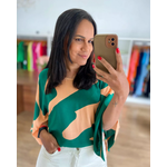 Blusa Nayara Estampada Verde