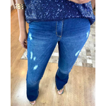 Calça Jeans escuro Flare