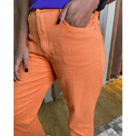 Calça reta Laranja