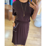 Conjunto Hortencia Marrom