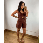 Conjunto Maylene Marrom