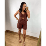 Conjunto Maylene Marrom