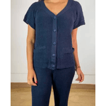 Conjunto Trico Thaise Azul Marinho