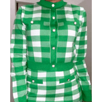 Conjunto Tricô Modal Xadrez