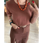 Cropped Gisele Marrom