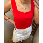 Cropped Romana Vermelho