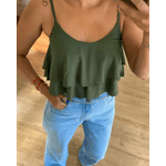 Cropped Naide Verde Militar