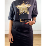 Cropped Star Preto