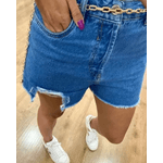 Short Jeans Barra Destroyd