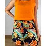 Short Laura Estampado Preto