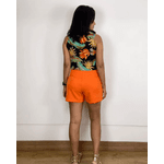Short Saia Alfaiataria Laranja