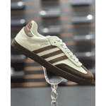 Tênis Samba Off White com Café