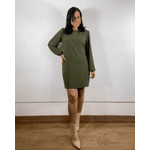 Vestido Lorena Verde Militar