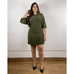 Vestido Lorena Verde Militar