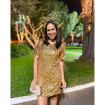 Vestido Mariah Dourado