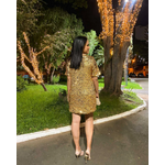 Vestido Mariah Dourado