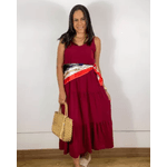 Vestido Angra Bordô