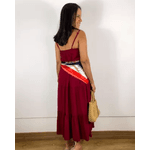Vestido Angra Bordô